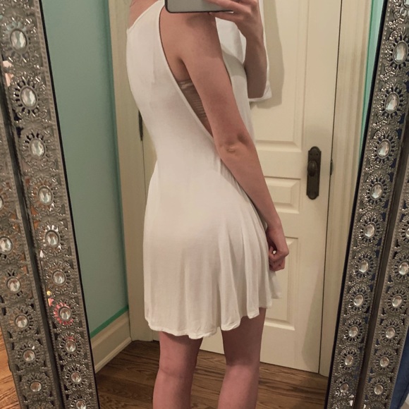 White Mini Summer Dress - Picture 2 of 5